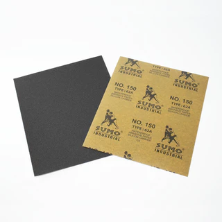 (100 แผ่น) กระดาษทรายน้ำ 62A ทุกเบอร์ ใช้ขัดรถยนต์ เหล็ก เฟอร์นิเจอร์ พลาสติก(เม็ดทรายเกรดพิเศษ)SUMO