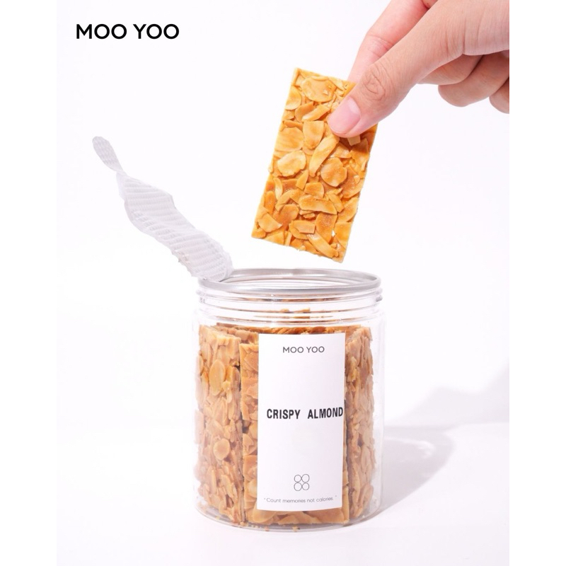 Crispy Almond อัลมอนด์แผ่นอบกรอบ