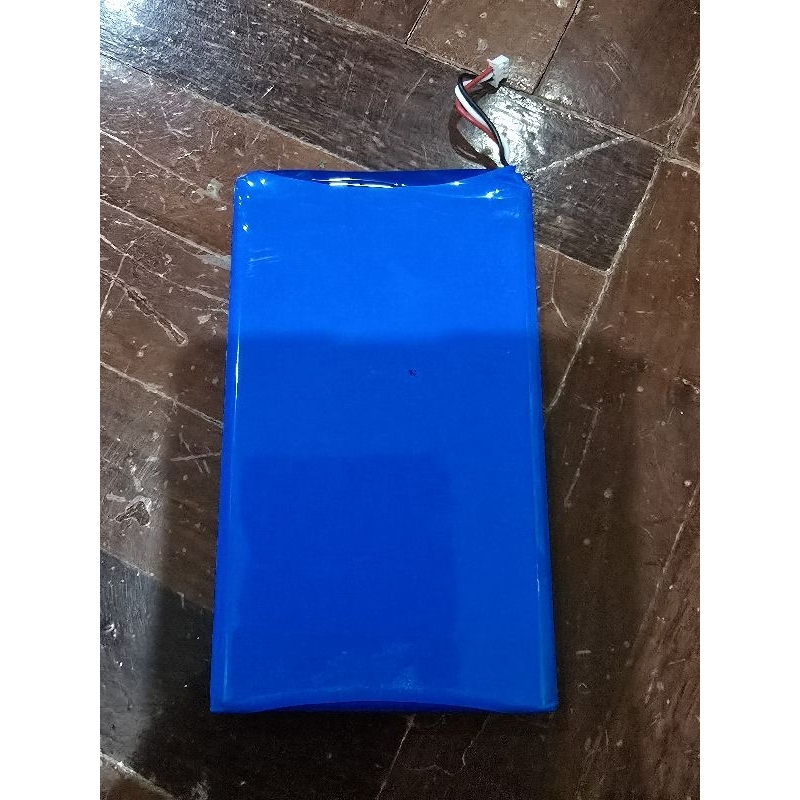 แบตเตอรี่ลิเธียม 3.7v 5000mAh พร้อมBMSป้องกัน แบตเตอรี่แพ็ค ขนาด 10.5*6*1.4 ซม.