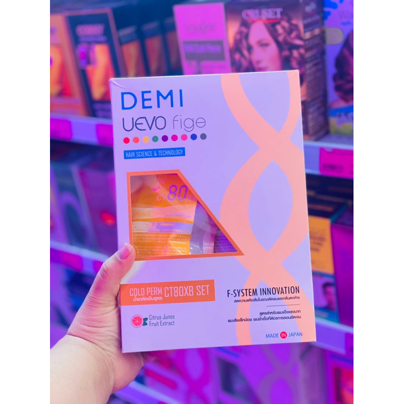 DEMI UEVO fige Cold Perm น้ำยาดัดเย็น 400 ml.