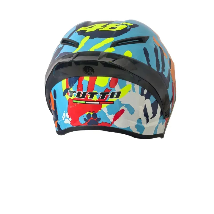 TUTTO K6 แถมฟรี3เด้ง หมวกกันน็อค หมวกกันน็อกเต็มใบ กันน็อคเต็มใบชิวทึบ โฉมใหม่ รองรับการติดตั้งบลูทูธ - รูปที่ 3