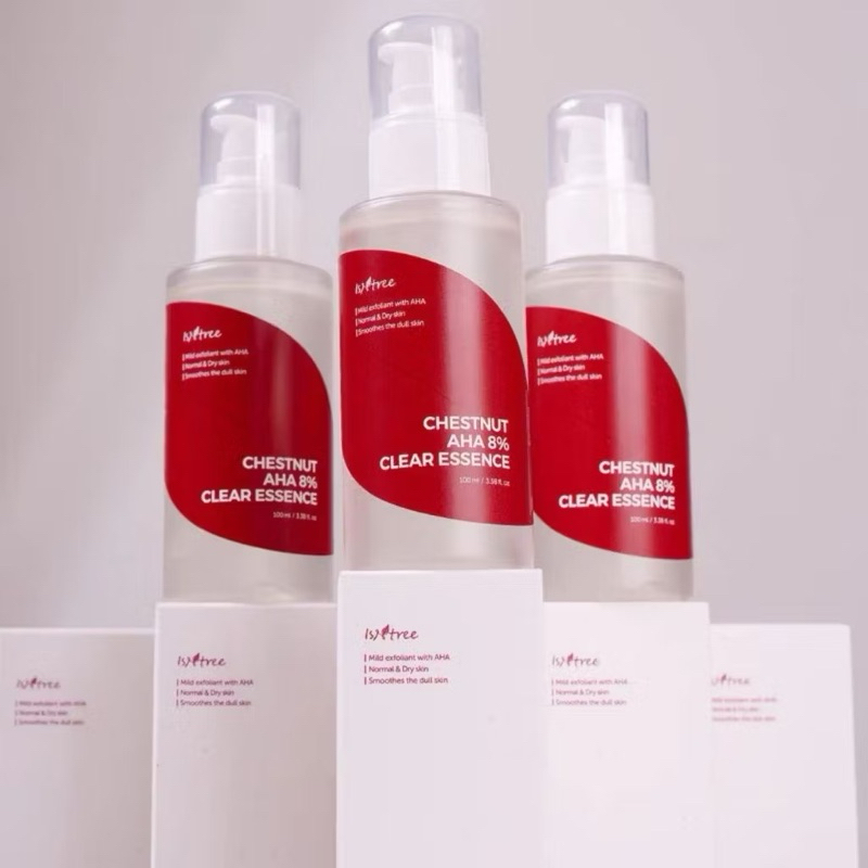 ISNTREE Chestnut,BHA0.9% Toner,AHA8% Essence,BHA2% Liquid