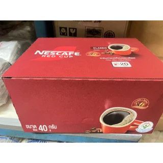 40 กรัม x 5 ซอง เนสกาแฟ เรดคัพ กาแฟสำเร็จรูปคั่วบดละเอียด หอมกรุ่น ละมุน รสชาติเข้มข้น