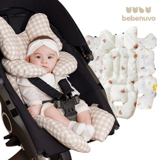 BEBENUVO เบาะรองรถเข็น คาร์ซีท ใช้ได้สองด้าน แบบหนานุ่ม Doub…