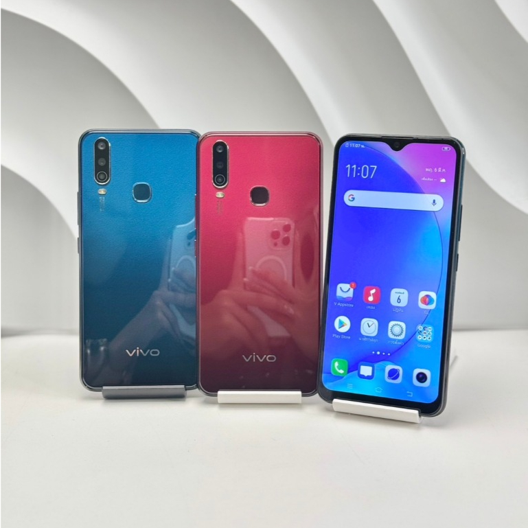 Vivo Y17 โทรศัพท์มือสองสภาพสวย หน้าจอ 6.35 นิ้ว แอนดรอยด์ 9 แบตเตอรี่ 5000 mAh (แถมฟรีชุดชาร์จ)