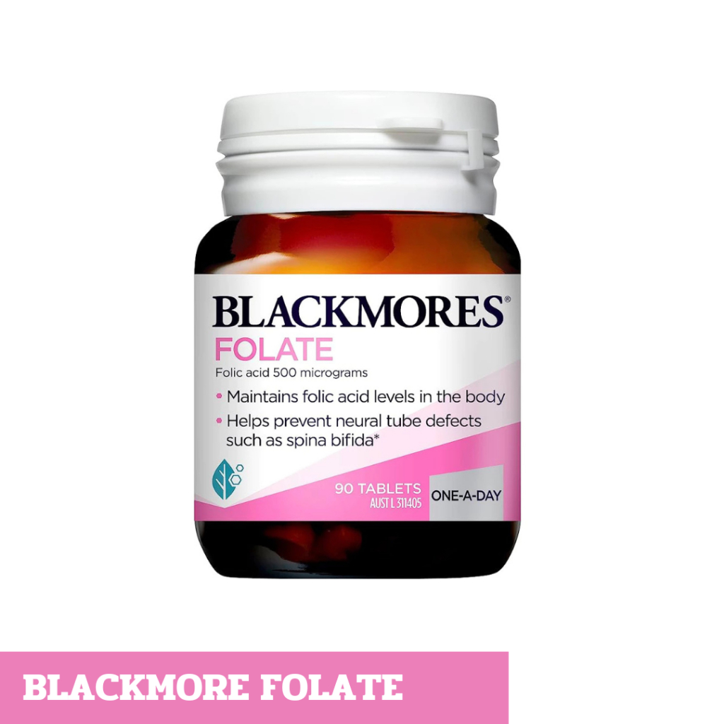 ส่งเร็วทันใจ! Blackmore Folate 90 tablets แบล็คมอร์ โฟลิค บำรุงเลือด รักษาภาวะซีด โลหิตจาง บำรุงร่างกาย 90เม็ด พร้อมส่ง