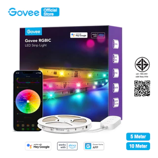 Govee RGBIC Basic LED Strip Light 5M/10M Wi-Fi + Bluetooth Music Sync | ไฟเส้น LED อัจฉริยะ ปรับสีไล่เฉดรุ่น H618A
