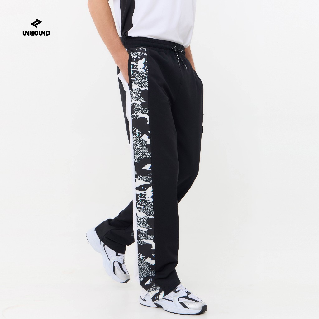 UNBOUND ASTRO CAMO TRACK PANTS กางเกงขายาวชาย ลายคาโม่ ผ้านุ่ม แห้งเร็ว ใส่สบาย