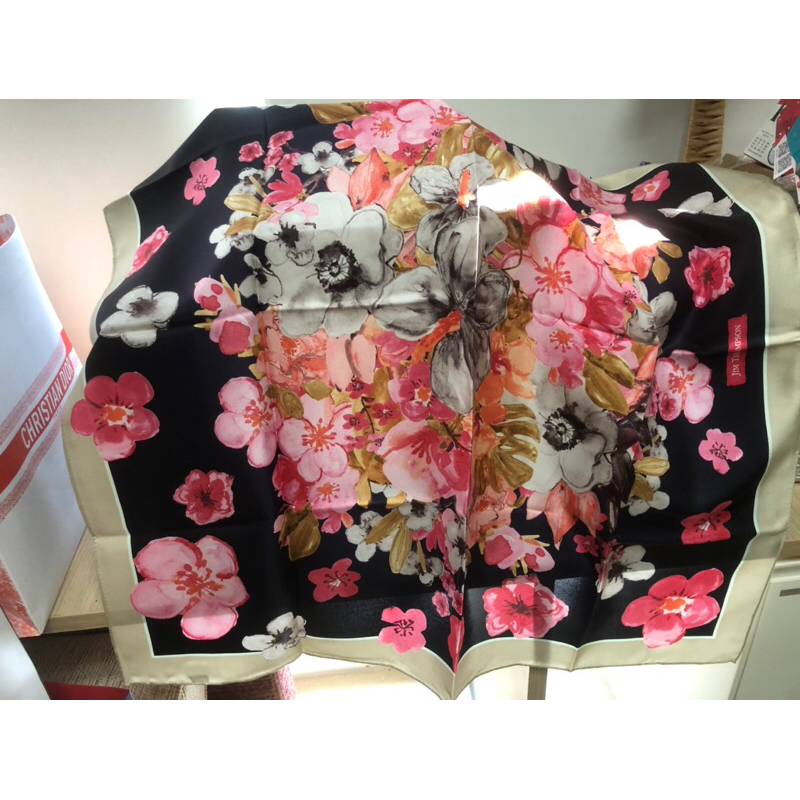 Jim Thompson scarf Thai silk ผ้าพันคอ ผ้าไหม จิม