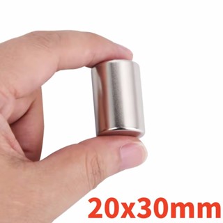 1ชิ้น แม่เหล็กนีโอไดเมีย 20x30 มม. ทรงกระบอก Magnet Neodymiu…