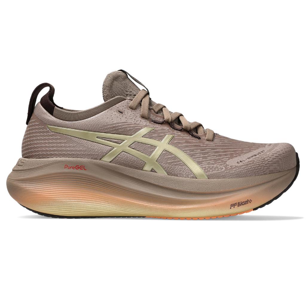 ASICS : 1012B816.020 GEL-NIMBUS 27 LUXE WOMEN RUNNING ผู้หญิง รองเท้าวิ่ง ของแท้  LUXE/TAUPE GREY