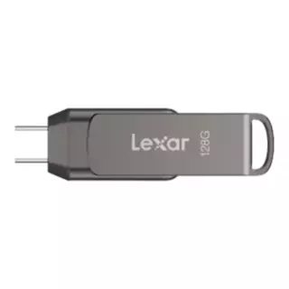แฟลชไดร์ฟ Lexar Dual Drive D400 USB Type-C 128GB by Banana IT