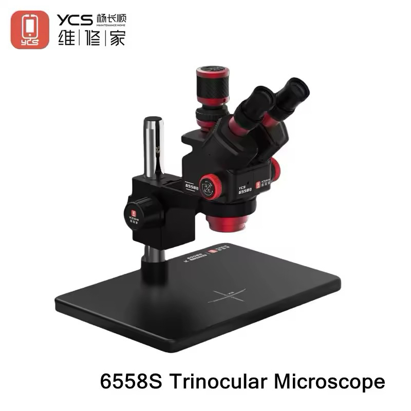 YCS 6558S กล้องจุลทรรศน์ 3ตา ขายเป็นชุดก็ได้เป็นแยกก็ได้ค่ะ กล้อง3ตา กล้อง4k