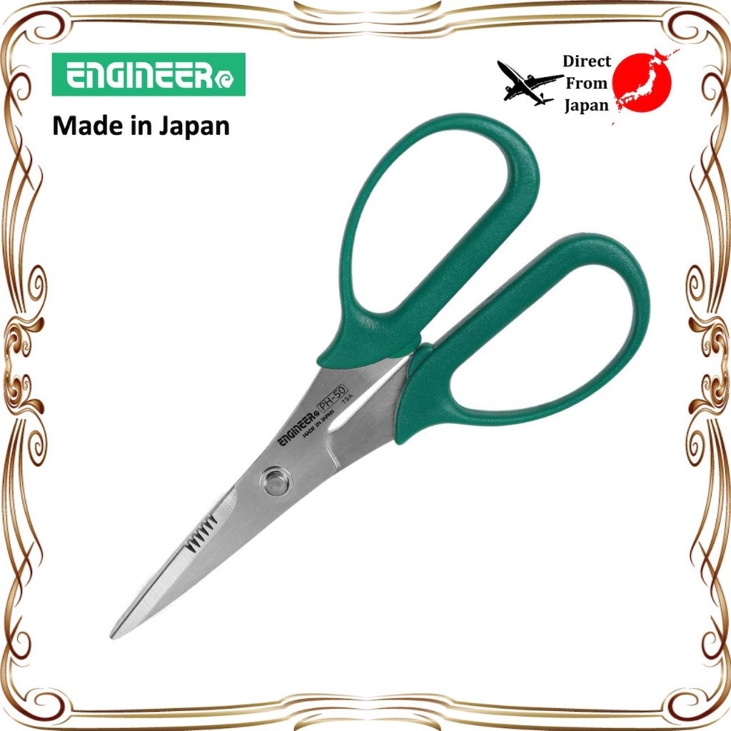 【Direct from Japan】ENGINEER กรรไกรอเนกประสงค์ กรรไกร "เท็ตสึวัง" ความยาวใบมีด 55 มม. PH-50