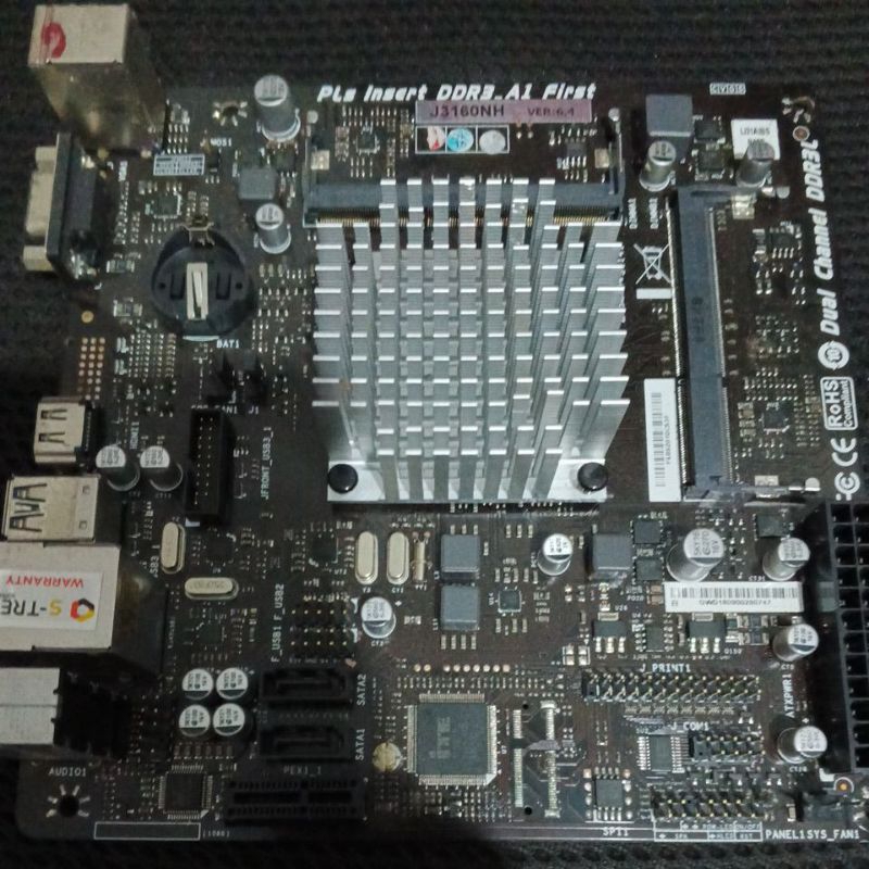 Biostar J3160NH mainboard + cpu งานช่าง