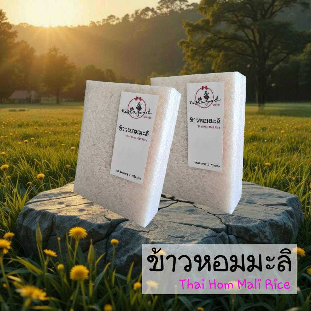 ข้าวหอมมะลิแท้ (ข้าวใหม่ฤดูกาล 2569) จาก จ.บุรีรัมย์ ผลผลิตจากชาวนาโดยตรง / Hom Mali Rice / Thai Jasmine Rice