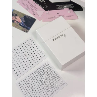 [พร้อมส่ง] สติกเกอร์ตัวอักษร (มีให้เลือก2ลาย)