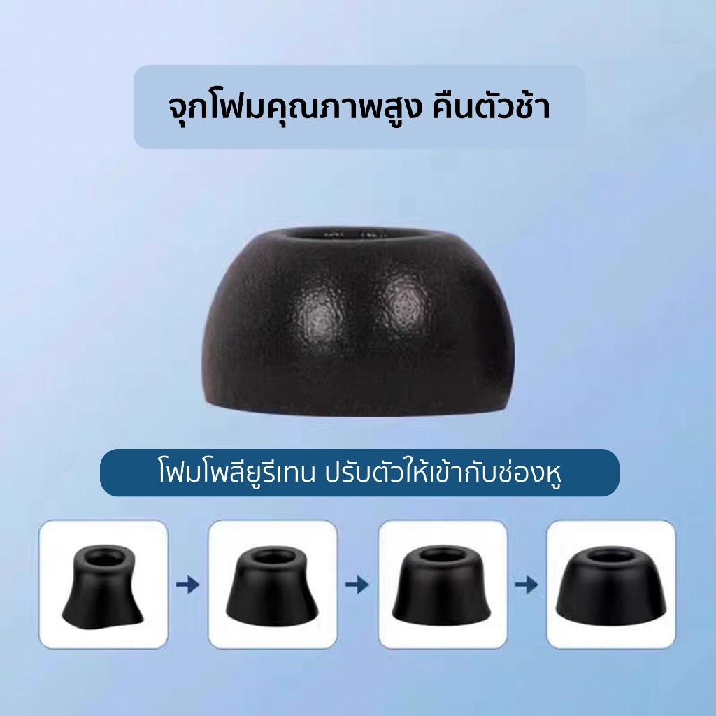 จุก Huawei Freebuds Pro2 Pro3 6i จุกหูฟัง Memory Foam จุกโฟม Freebuds Pro ออกแบบโดยเฉพาะ #sbaitip
