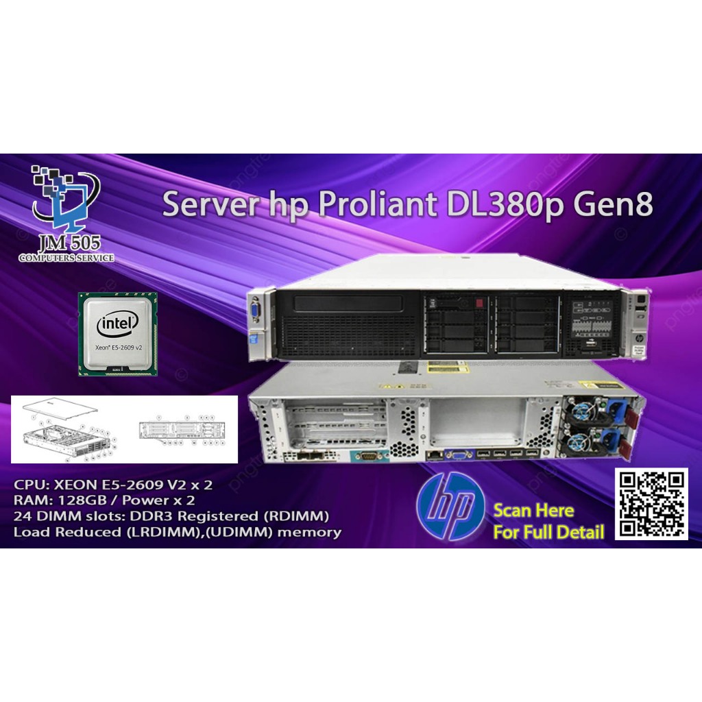 Server hp Proliant DL380p Gen8