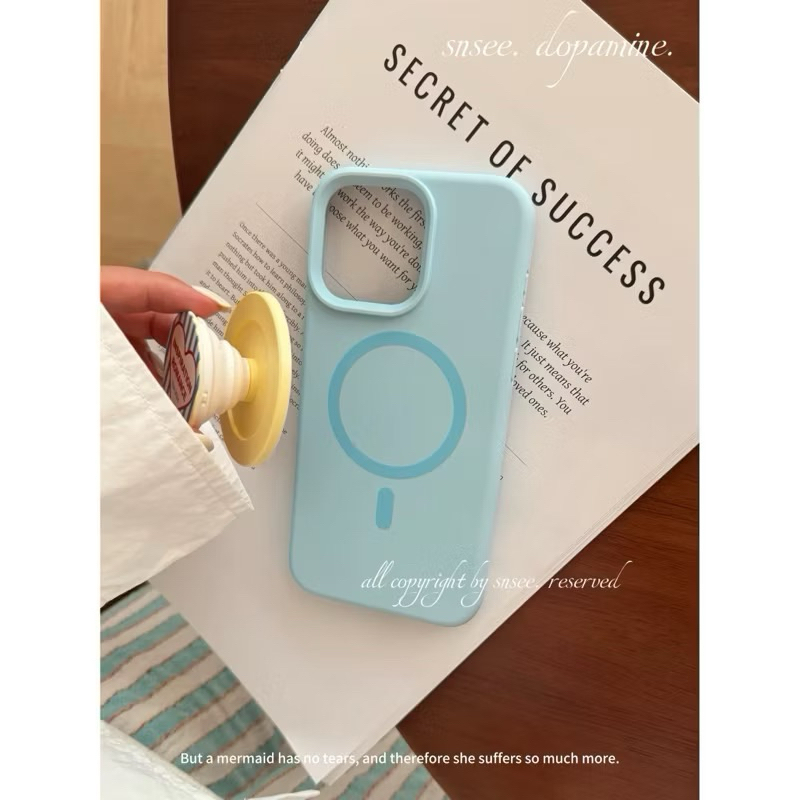 Supercase (แม่เหล็ก) lPhone7P-i16promax เคสซิลิโคน บุกำมะหยี่ ชาร์จไร้สาย - รูปที่ 3