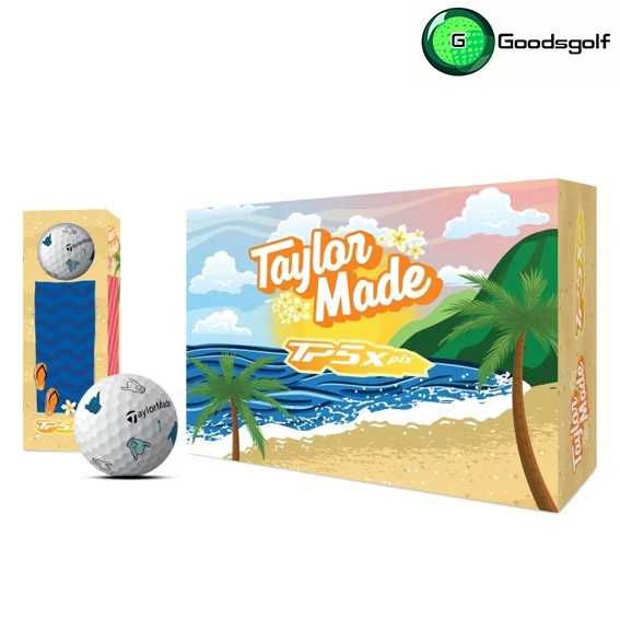 ลูกกอล์ฟ Taylormade TP5x pix Shaka ball Limited
