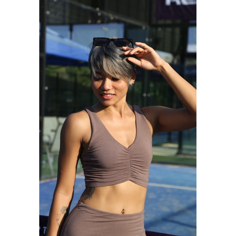Venus bamboo bralette Nature fabric Organic cotton SATI STUDIO