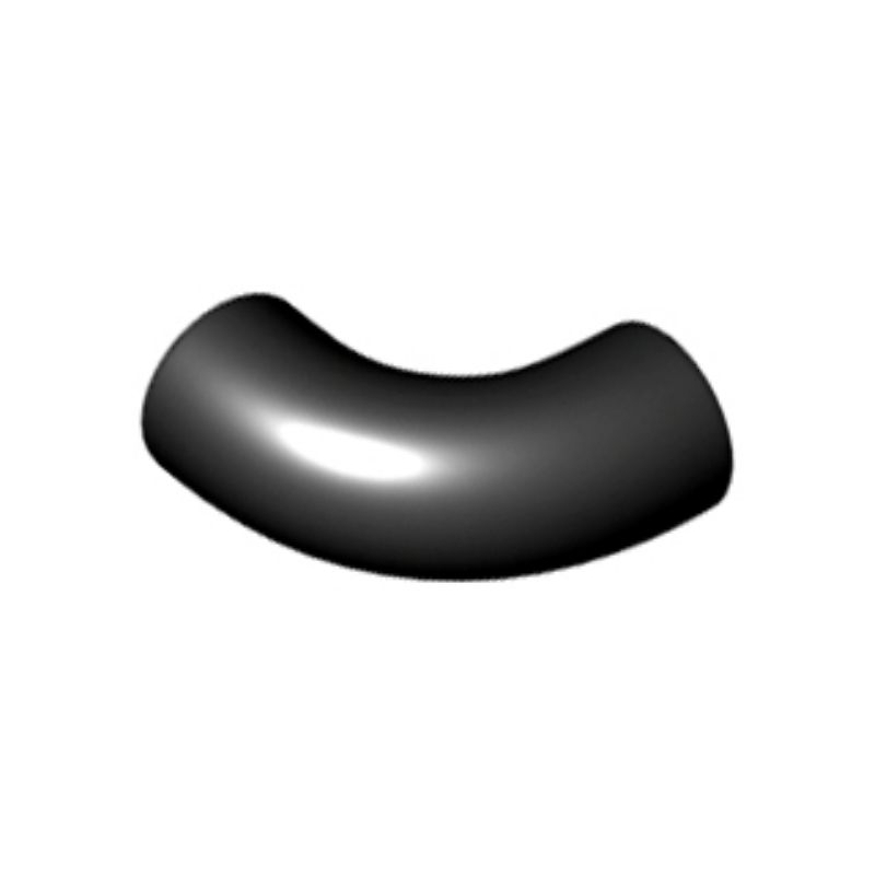 Part Lego 25214 Brick, Round 1 x 1 d. 90 degrees Elbow Macaroni - No Stud - Type 2 - Axle Hole