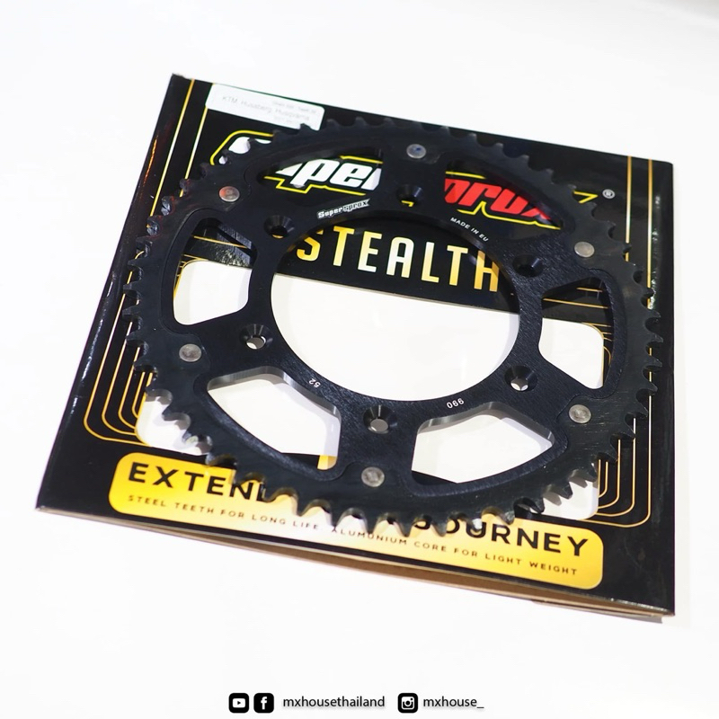 สเตอร์ SUPERSPROX Stealth 520 Rear Sprocket Black KTM , Husqvarna