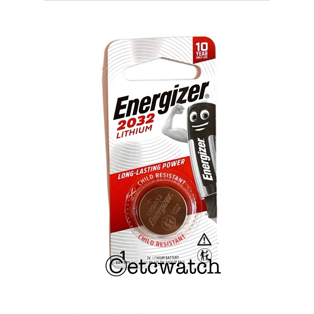ถ่าน Energizer CR2032 Lithium 3V จำนวน 1 ก้อน