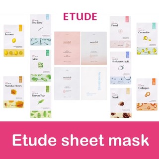 Etude House 0.2 Therapy Air Mask Sheet 20ml แผ่นมาส์กบำรุงหน้า มีหลายสูตรให้เลือก