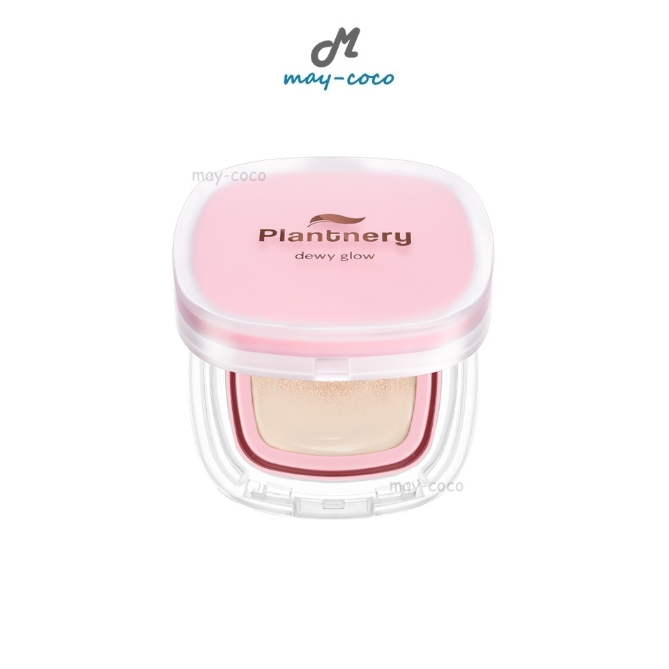 ถูก/แท้/มีไลฟ์ คุชชั่น คูชั่น Plantnery Dewy&Shine Soft Glow Essence Cushion SPF50 PA+++ ผิวโกลว์ ผิ