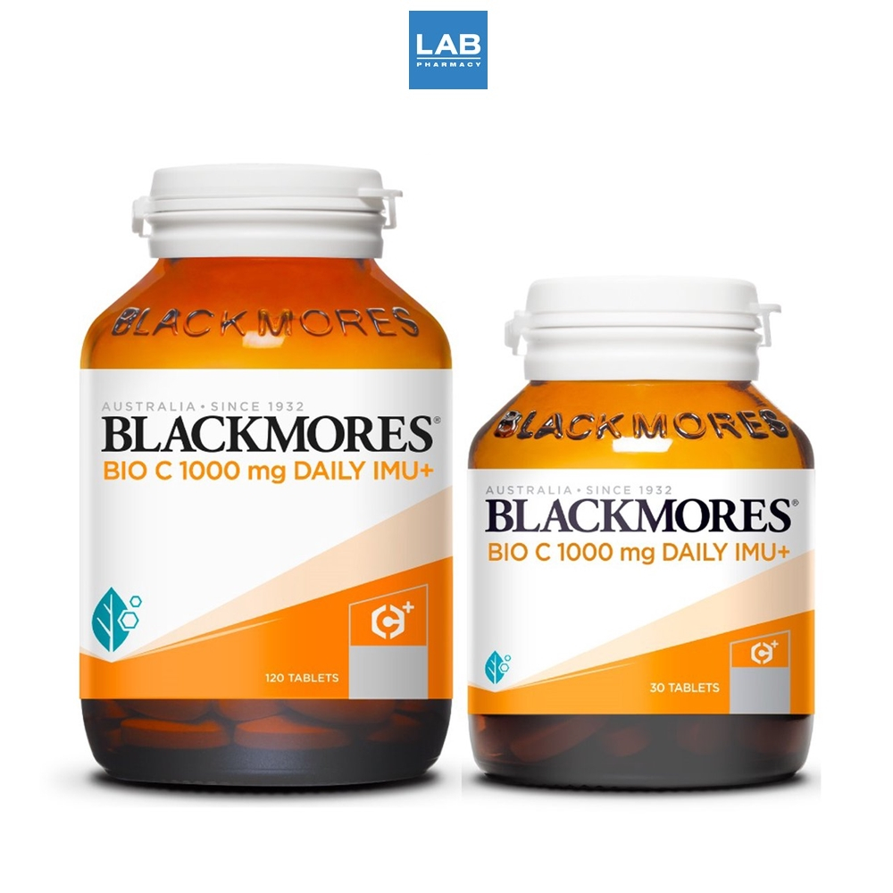 Blackmores BIO C 1000 mg Daily IMU+ 120+30 Tablets แบลคมอร์ส ไบโอ ซี  1000 มก. เดลี ไอมู+  120+30 เม็ด