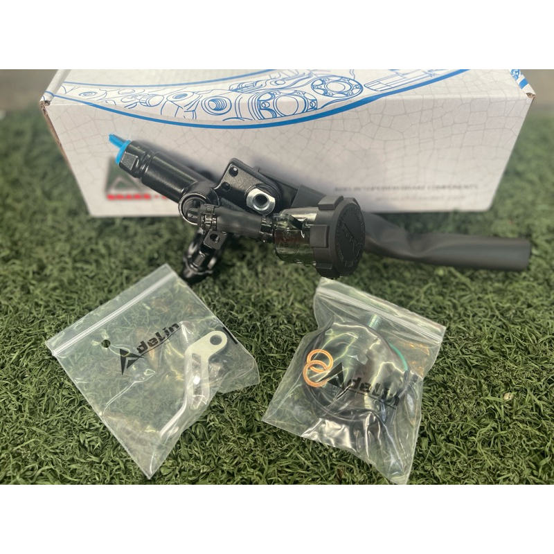 ปั๊มบน ADELIN แท้ 💯ปั๊มฐานดำ ครบเซ็ต พร้อมกระปุ ลูกสูบ 14mm สวยงาม ทนทาน หนึบๆ