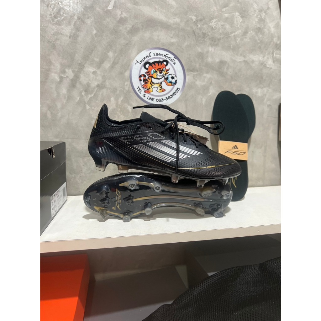 Adidas F50 Elite FG Adidas Darkspark Pack F50 ตัวท็อปมีเชือก รองเท้าฟุตบอล อดิดาส ของแท้มือ1