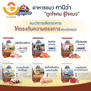 คานิว่า Kaniva อาหารแมว คานิว่า ขนาด 370-400 กรัม ถุงเล็ก สำหรับแมวทุกช่วงวัย