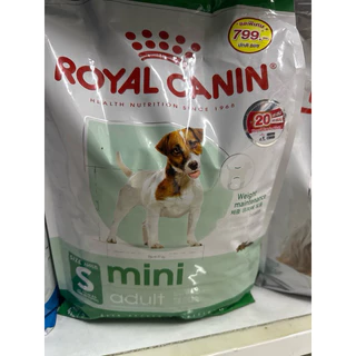 Royal canin Mini adult 4 kg. exp 01/2027 เม็ด สุนัขโต พันธุ์เล็ก อายุ 10 เดือน - 8 ปี [นน. โตเต็มวัยต่ำกว่า 10 กก.]