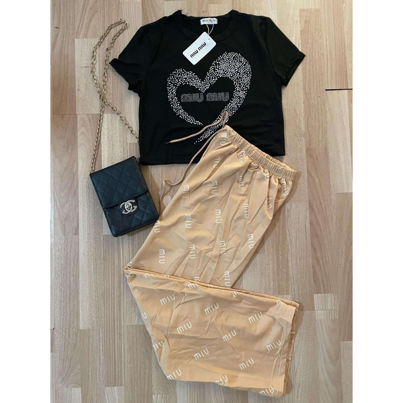 ชุดเซ็ท Miumiu  สุดน่ารัก✨🍒