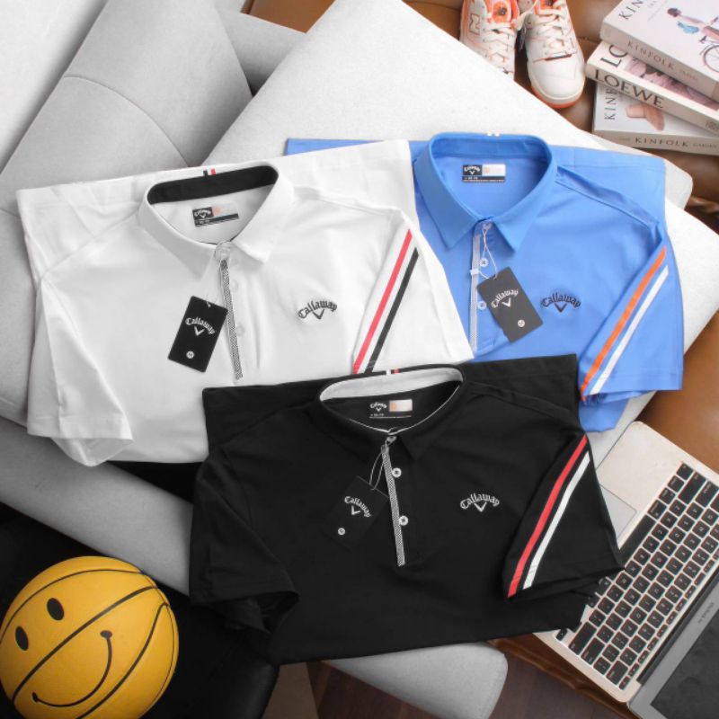 SALE Callaway Men's Golf Shirts เสื้อกอล์ฟผู้ชาย เนื้อผ้ายืดหยุ่นดี ใส่สบาย
