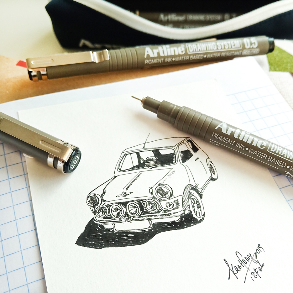 Artline Drawing System ปากกาเขียนแบบ ชุด 4 ด้าม ขนาด 0.03 – 0.8 มม. ตัดเส้น เซ็นชื่อ หมึกกันน้ำ 100% ราคา ถูกที่สุด ดีลบีเคเค แกลเลอรีภาพที่ 8
