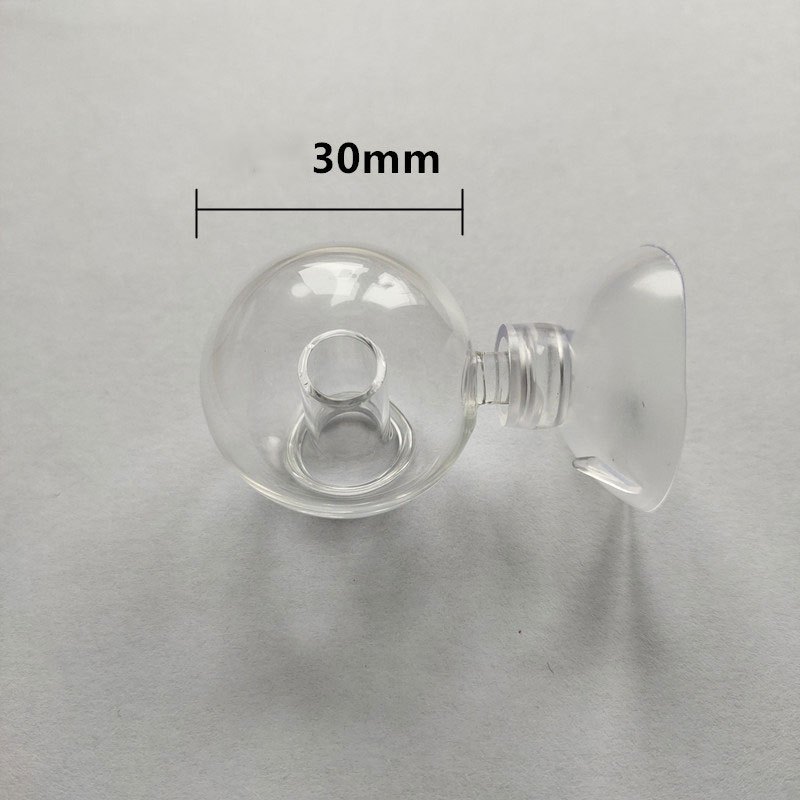 Drop Checker ดรอปเช็คเกอร์ วัดปริมาณ CO2 แบบแก้ว ที่ละลายในน้ำ ตู้ไม้น้ำ