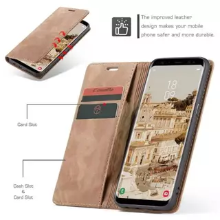 เคสฝาพับกระเป๋าหนัง XUNTE3 สำหรับ ViVo V23(5G) V17 Y76(5G) Y15s Y01 V23E Y22 Y22s Y35 มีช่องใส่บัตร ตั้งได้