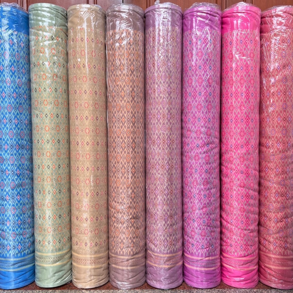 ผ้าไหมมัดหมี่ เบอร์ 16 สีหวาน