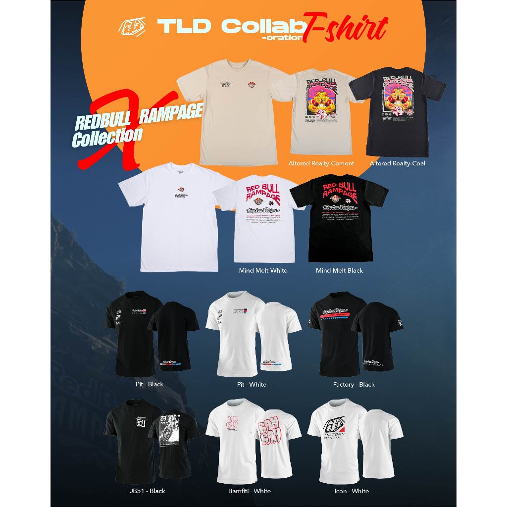 🔥TLD x COLLAB🔥 "ใส่แล้วเท่! เสื้อยืด Troy Lee Designs สำหรับคนที่รักสไตล์การขี่และแฟชั่น"