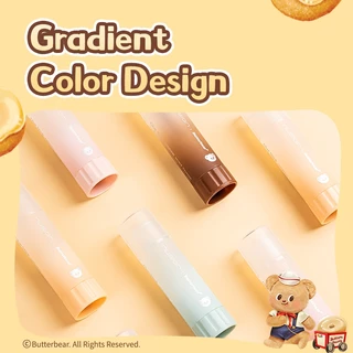 (ฺButterBear X Deli) กาว กาวแท่งใส กาวติดกระดาษ กาวNusign แพ็ค 1 แท่ง ลายน้องหมีเนย บัตเตอร์แบร์ (8g/15g/21g)