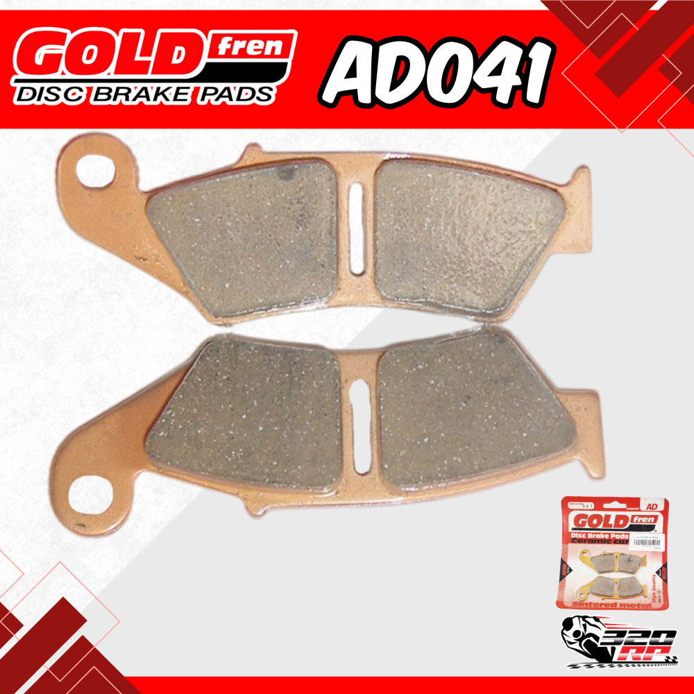 ผ้าเบรค GOLD FREN รหัส AD041 ส่งไว!!