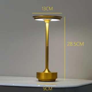 【การจัดส่งไทย】โคมไฟตั้งโต๊ะ LED สามสี แบบไร้สาย เซนเซอร์สัมผัส ชาร์จไฟได้ สําหรับร้านอาหาร โรงแรม บาร์ ห้องนอน