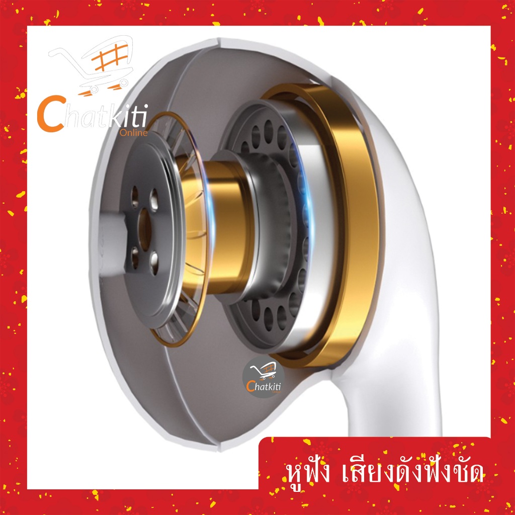 หูฟัง หูฟังมีสาย หูฟังสมอลทอร์ค มีไมค์ในตัว คุยมือถือได้ Smalltalk AUX 3.5mm