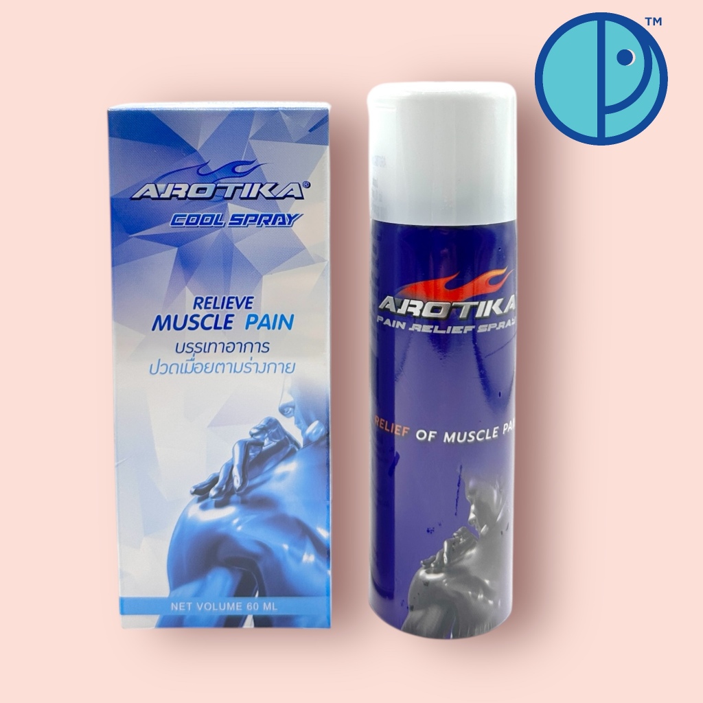AROTIKA Cool Spray & AROTIKA อโรติกา คูล สเปรย์ & อโรติกา บรรเทาอาการปวดเมื่อยตามร่างกาย ขนาดบรรจุ 6