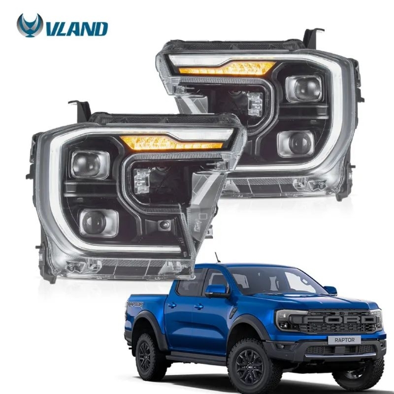 โคมไฟหน้าฟอร์ด ford Ford Raptor Ranger  Everest 🇹🇭 ยี่ห้อ Vland [แท้จากโรงงาน] ( พร้อมส่งทันที )