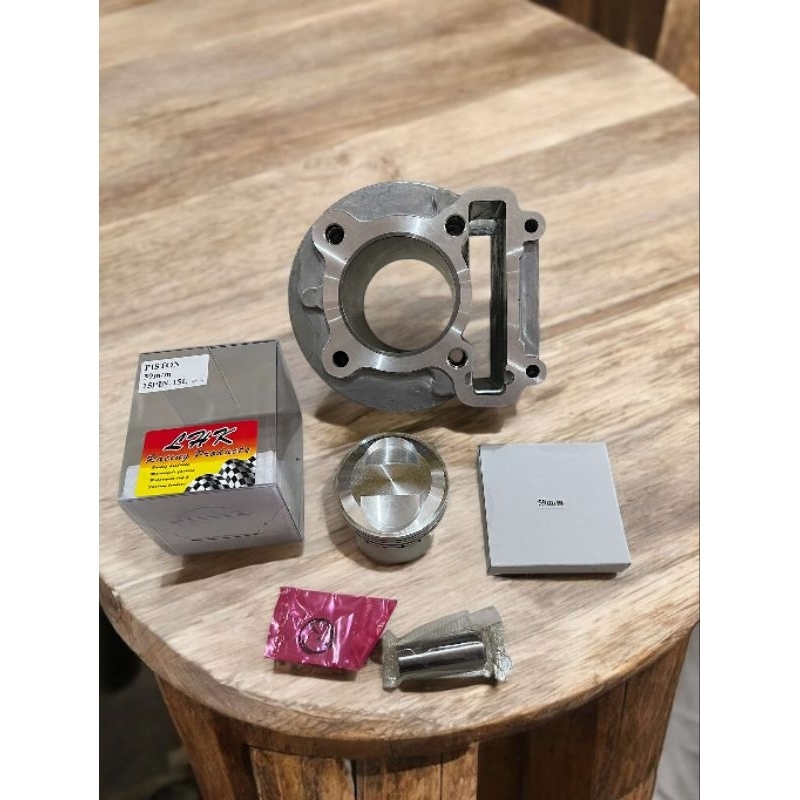 เสื้อพร้อมลูก Mio,Fino เก่า ลูกLHK 59,66มิล สลัก15,2วาล์ว,4วาล์ว ใส่รถชัก3,ชัก5มิล ได้เลย อะไหล่มอไซ